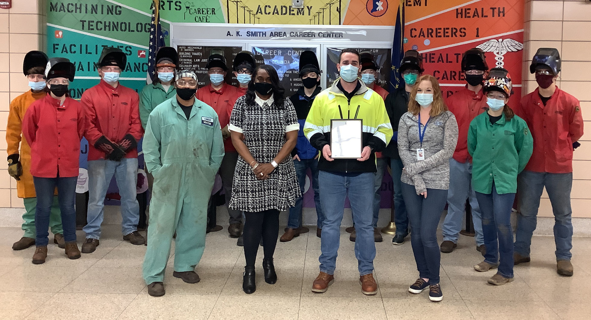 Roeslein donates gear to A.K. Smith Welding program